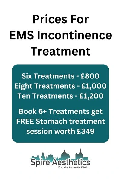 EMS Incontinence Treatment Prices Cardiff